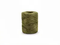 Шпагат джутовый ШД 1,2 ктекс П 2 пол. 2-ниточный  в боб. по 100 м оливковый (ЦН)