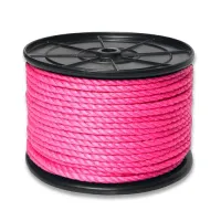 Канат джутовый ДТ тросовой свивки d.   4 мм розовый на кат. 300 мм