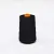 Нитка лавсан-штапелированный ЛШ 210 текс в боб. по 500 м черная