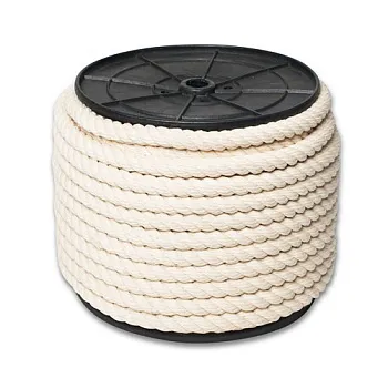 Веревка  ХБ кр.3-прядн.d. 12 мм на кат. 200 мм (60 м)