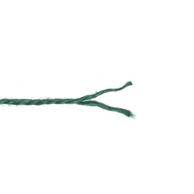 Шпагат джутовый ШД 1,2 ктекс П 2 пол. 2-ниточный  в боб. по 0,2 кг зеленый (ЦН)